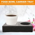 thumbnail image 1 of HONMEET 2Pcs Soup Bowl Packing Trays Multi Hole Design Epe Material Hot And Cold Beverage Packing For Home Use, 1 of 6