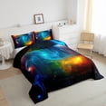 thumbnail image 4 of YST Trippy Universe Space Comforter Set, Galaxy, King, 4 of 6