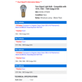 thumbnail image 2 of Turn Signal Light Bulb - Compatible with 1979, 1984 - 1989 Dodge D100 1985 1986 1987 1988, 2 of 2