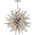 thumbnail image 5 of Currey And Company 9000-1152 Kuka 6 Light 25" Wide Wood Pendant - Wood, 5 of 7