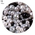 thumbnail image 2 of 150Pcs/Bag Perforated Faux Pearl Beads (3-8mm) - Versatile Plastic Pearls for Jewelry Making, Ideal for Earrings, Necklaces, and Home Crafting, 2 of 7