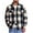 Navy, variant on Long Sleeve Shirts for Men, Men's Flannel Shirts Casual Button Down Plaid Shirt Jacket Long Sleeve Fleece Shacket with Pockets