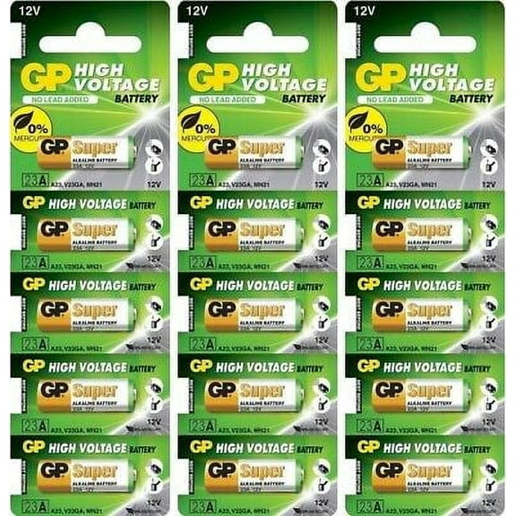 15 Pcs GP23A 12V Alarm-Remote Alkaline Batteries GP 23AE 21/23 A23 23A 23GA MN21