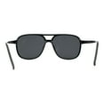 thumbnail image 3 of Antiglare Polarized Mens Classical Retro Racer Plastic Pilots Sunglasses All Black, 3 of 4