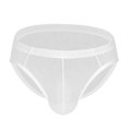 thumbnail image 1 of Qarigey Calzoncillos de hombre premium suaves y cómodos para una comodidad inigualable, ropa interior súper suave y cómoda, Sexy Prendas para la parte inferior del cuerpo Blanco l, 1 of 6