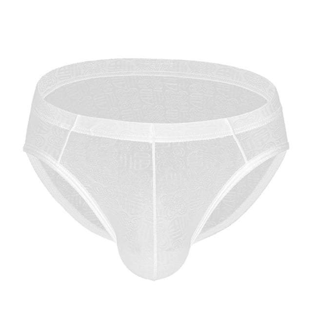 Qarigey Calzoncillos de hombre premium suaves y cómodos para una comodidad inigualable, ropa interior súper suave y cómoda, Sexy Prendas para la parte inferior del cuerpo Blanco l