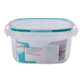 thumbnail image 2 of Contenedor Prichos Cuadrado Tapa Hermética de Clip Plástico Transparente 1150 ml, 2 of 4