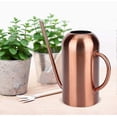 thumbnail image 4 of 1.5L Garden Watering Can - Stainless Steel Long Spout Garden Watering Can Copper Red, 4 of 5