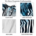 thumbnail image 4 of luoweisi Men's Beach Shorts Quick Dry Swim Trunks with Mesh Lining Zebra L, 4 of 5