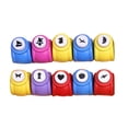 thumbnail image 1 of Mini Craft Punch Machine Metal Diy Tool For Kids Over 5 Years Old Paper Crafting 10Pcs, 1 of 8
