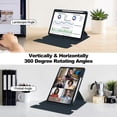 thumbnail image 2 of Case for Lenovo Tab M11/Xiaoxin Pad 11 2024 PU+Acrylic Stand Cover with Bluetooth Keyboard Multicolor, 2 of 5