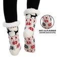 thumbnail image 6 of Joyfy 2 Pack Christmas Socks Fuzzy Socks for Women,Comfy Crew Fuzzy Sock Slippers for Women Adults,Christmas Gifts for Women, 6 of 6