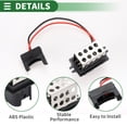 thumbnail image 3 of Resistor del motor del ventilador HVAC Unique Bargains No.7701034875 para Renault Clio MK1 1994-1998, 3 of 6