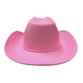thumbnail image 2 of Pink Felt Cowboy Hat, 2 of 3
