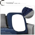 thumbnail image 3 of Housse de Coussin Extensible Housse de Coussin de Canapé Protecteur de Meubles Housse de Siège de Canapé pour Canapé 1 Pce Housses de Coussin pour Canapé, Bleu Marine, 3 of 7