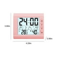 thumbnail image 3 of Skegnu Digital Alarm Clock Indoor Electronic Temperature Hygrometer Luminous Large Screen Digital Display Desktop Small Alarm Clock Household Temperature Hygrometer Alarm Clock for Heavy Sleepers, 3 of 6