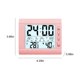 thumbnail image 3 of Pisexur Electrónica para Hombres, Higrómetro Electrónico de Temperatura para Interiores, Pantalla Grande Luminosa Digital, Reloj Despertador Pequeño de Escritorio, Higrómetro de Temperatura para el H, 3 of 6