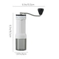 thumbnail image 2 of RKSTN Plastics bean grinder Portable Coffee Powder Maker Coffee Grinder Manual Coffee Mill Italian Style Coffee Powder Maker, 2 of 5