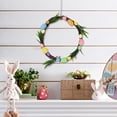 thumbnail image 1 of SASHENHG Easter Rattan Wreath Flower Eggs Decoration Rattan Ring Door Hanging Home Decoration Rattan Hanging Ornaments, 1 of 6