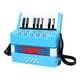 thumbnail image 1 of Acordeón de Piano Sunnimix 17 Teclas 8 Bajos Azul Claro, 1 of 8