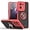 Red, variant on Case for Moto Edge 50 Neo,Slim Military Grade Car Holder Shockproof Anti-Drop Built-in Ring Holder Magnetic Kickstand Protection Phone Case for Motorola Moto Edge 50 Neo/Moto S50 5G (Sky Blue)