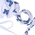 thumbnail image 4 of ITFABS Ladies Split Swimwear Set, Printing Lace Up Backless Bikini Swimsuit, 4 of 4