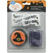 Great Value Upside Down Witch Halloween Cupcake Decorating Kit, Decorates 12