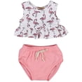 thumbnail image 1 of Children  Collar Romper Sleeveless Short Pants Two Pieces Suit, 1 of 8