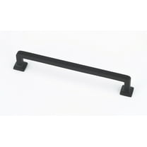 Alno A950-6 Millennium 6" Center To Center Contemporary Square Solid Brass Cabinet Handle