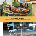 thumbnail image 6 of Elastic Fitted Round Tablecloth, Cartoon Tractor Waterproof Stretch Table Cover for 55"-60" Tables, Cute Grey Digger Shovel Truck Car Black Washable Outdoor Tablecloths for Patio, Picnic, Camping, 6 of 9