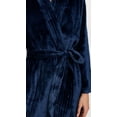 thumbnail image 6 of Eberjey Women's Chalet The Plush Robe, Navy, Blue, S, 6 of 6