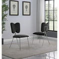 thumbnail image 5 of Round 45" x 45" 5pc Clear Glass Dinette Set with Black Chairs, 5 of 5