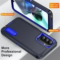 thumbnail image 3 of for Samsung Galaxy A17 Case, Samsung Galaxy A17 Phone Case with Built in Kickstand, Shockproof/Dustproof/Drop Proof Heavy Duty Military-Grade Rugged Protective Cover for Samsung Galaxy A17,Blue, 3 of 8