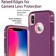 thumbnail image 3 of Entronix Funda Resistente para iPhone X/XS, Triple Capa, Resistente a Golpes y Anticaídas, Color Morado, 3 of 7