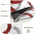 thumbnail image 2 of Red Grey Area Rug 3x5 Washable Rug Non Slip Geometric Circle Modern Abstract Simple Art Large Area Rug Indoor Floor Carpet for Entryway Bedroom Kitchen Living Room Home Office Dining Room Nursery, 2 of 8