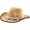 Brown-bJ5p8, variant on OJSFQUFP Jazz Hat Vintage Hat Retro Western Cowboy Hat Dance Party Hat
