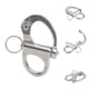 thumbnail image 3 of 316 Hook Inoxidable De Acero Inoxidable, Grillete De Liberación Rápida Con Botón De Presión De Alta Resistencia Para Acampar Al Aire, 3 of 7