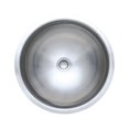 thumbnail image 1 of Wells Sinkware JZU1717-7 Évier de Cuisine en Acier Inoxydable 17 Po. Rond 20 Gauge sous-Moulé Bol Unique, 1 of 3