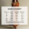 thumbnail image 4 of ZOELNIC Women's Elegant Lapel Maxi Dress with Deep V-Neck & Button Detail for Fall Winter Chic, S, 4 of 7