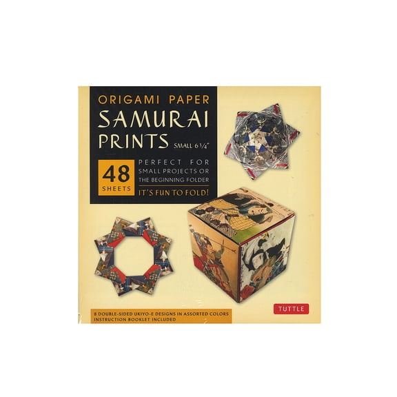 Origami Paper Samurai Prints, 6 3/4 in. x 6 3/4 in. (pack of 3)