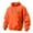 Orange, variant on Men's Cargo Quarter Zip Sweatshirts Tactical Pullover Casual Gym Athletic Loose Sweatshirts Light Blue 3XL