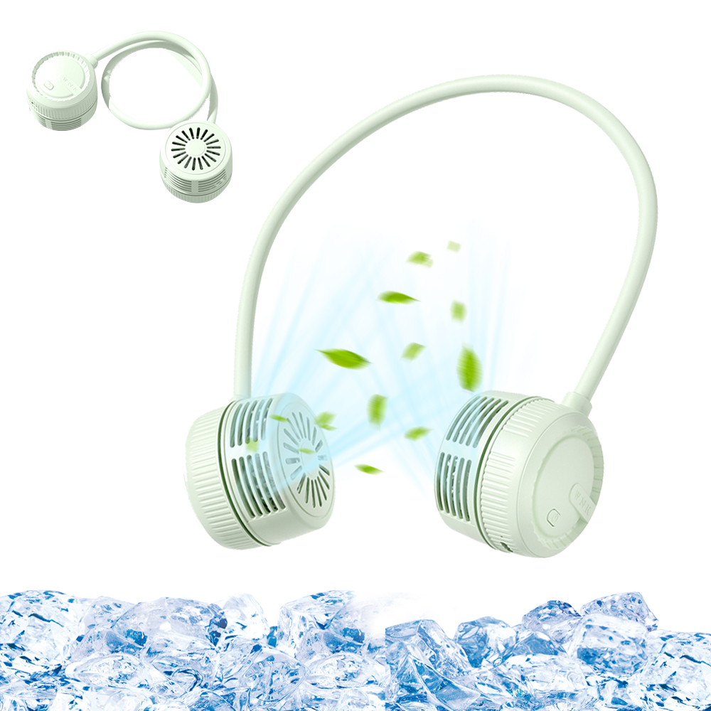 Portable Mini Neck Fan, Foldable Small Bladeless Personal Fan around