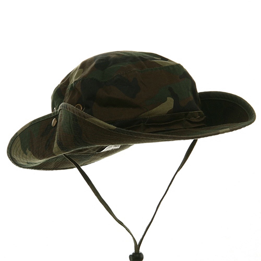 Big Size Washed Camo Hunting Hats - Camo 2XL-3XL