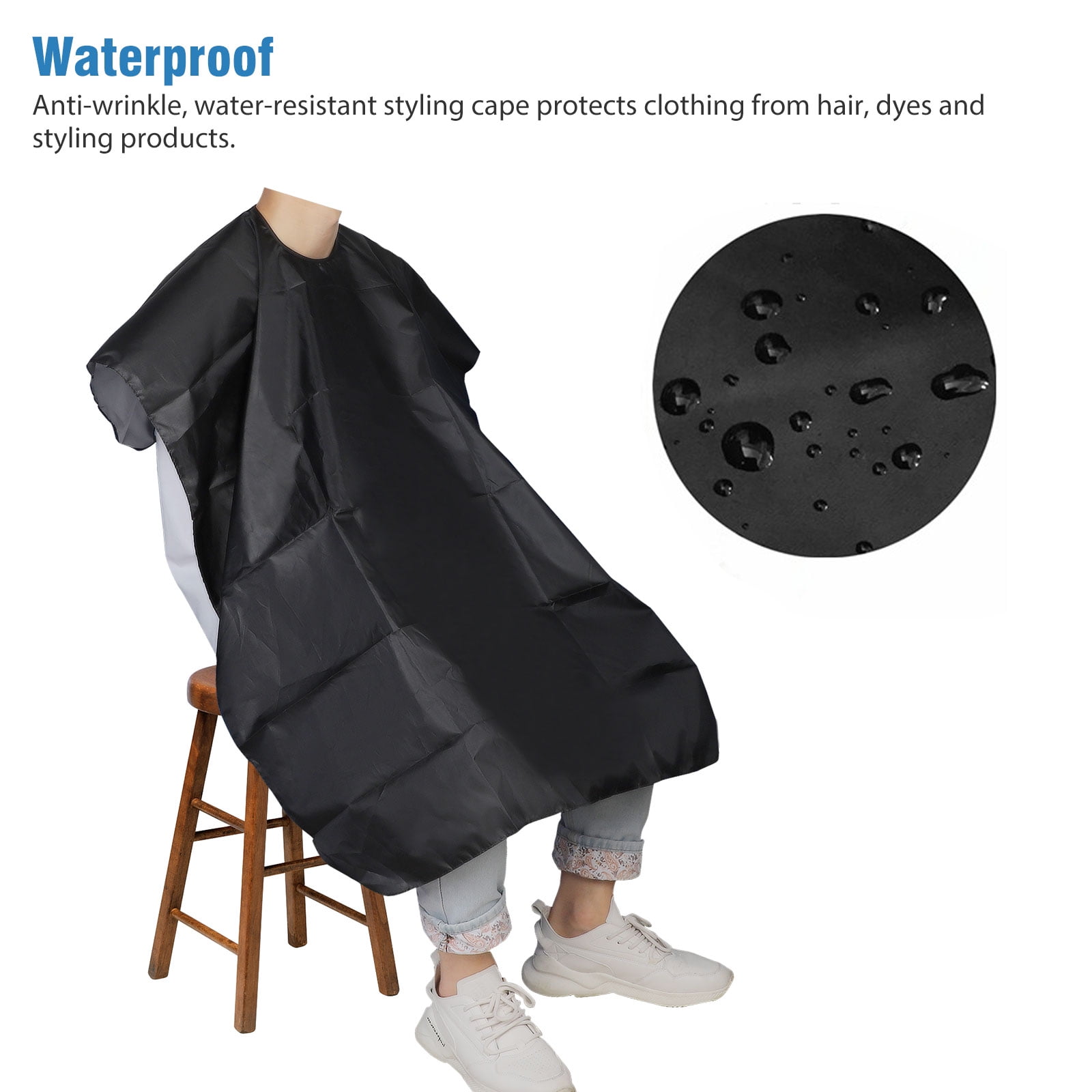 Hair Haircut Cape Hairdressing Barber Cape Cloth Dress Coat Hairdressing  Cape Adult Men Beard Cutting Dyeing Hair Professional Hairdressing Salon  Tool