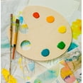 thumbnail image 5 of Paint Palette Wood Cutouts 12-inch, Pack of 3 Unfinished Wood Crafts Blank, Wooden Shapes for Crafts & Party Decor, by Woodpeckers, 5 of 6