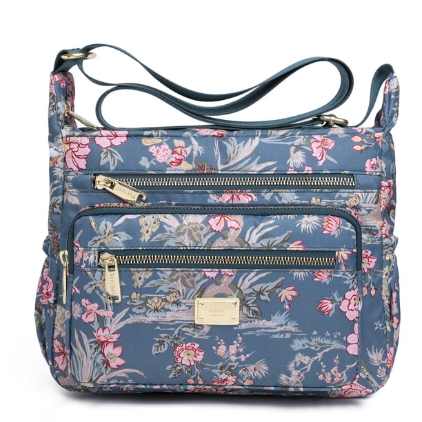 Pealwel Bolso de hombro para mujer, espacioso, con múltiples bolsillos, bolso cruzado para mujer, bolso con asa superior