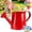Red, variant on White Watering Can Metal - 1 L for Outdoor Indoor Plants, Lawn & Garden Irrigation Tool