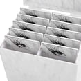 thumbnail image 3 of Caja de almacenamiento de pestañas acrílicas de 5 capas, cubierta antipolvo, organizador de maquillaje, soporte para paletas de pegamento para pestañas postizas, suministros de herramientas de, 3 of 5