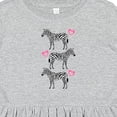thumbnail image 4 of Inktastic Zebra Cute Safari Animal Girls Toddler Dress, 4 of 5
