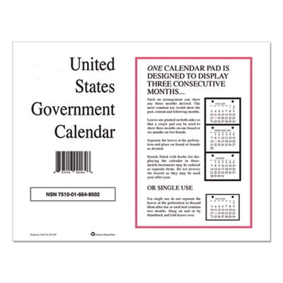 2023 Calendar Nsn Office Equipment Supplies Nsn 7510016649503 Fast Shipping Us Government Wall Calendar 10 Pack 2022 Office Supplies Business Industrial Maximizasoftware Com Br
